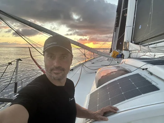 LE 19 NOVEMBRE 2024 : Photo envoyée depuis le bateau Prysmian lors de la course à la voile du Vendée Globe le 19 novembre 2024. (Photo du skipper Giancarlo Pedote)