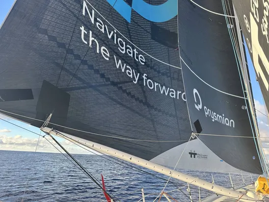LE 19 NOVEMBRE 2024 : Photo envoyée depuis le bateau Prysmian lors de la course à la voile du Vendée Globe le 19 novembre 2024. (Photo du skipper Giancarlo Pedote)