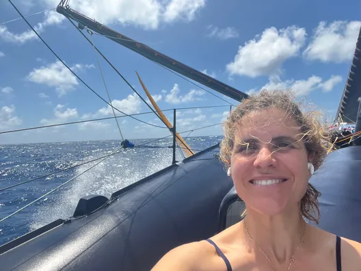 RACE, NOVEMBER 21, 2024 : Photo sent from the boat L’Occitane en Provence during the Vendee Globe sailing race on November 21, 2024. (Photo by skipper Clarisse Crémer)