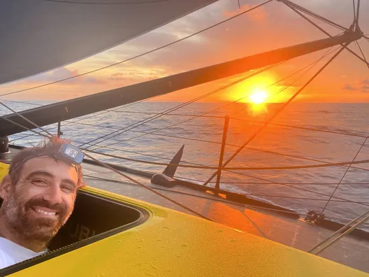 LE 21 NOVEMBRE 2024 : Photo envoyée depuis le bateau Hublot lors de la course à la voile du Vendée Globe le 21 novembre 2024. (Photo du skipper Alan Roura)