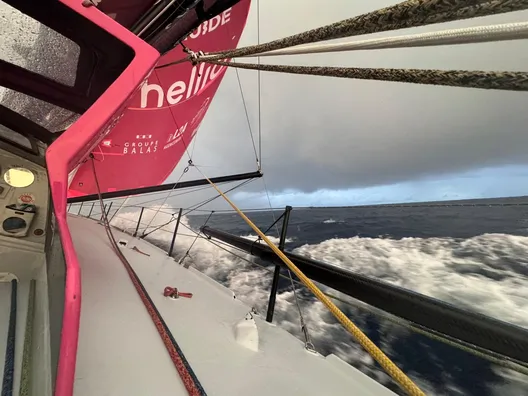 22 NOVEMBRE 2024 : Photo envoyée depuis le bateau Lazare lors de la course à la voile du Vendée Globe le 22 novembre 2024. (Photo du skipper Tanguy Le Turquais)