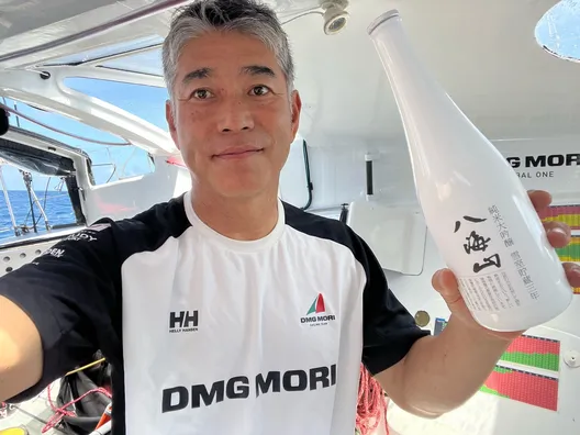 RACE, NOVEMBER 23, 2024 : Photo sent from the boat DMG MORI Global One during the Vendee Globe sailing race on November 23, 2024. (Photo by skipper Kojiro Shiraishi)