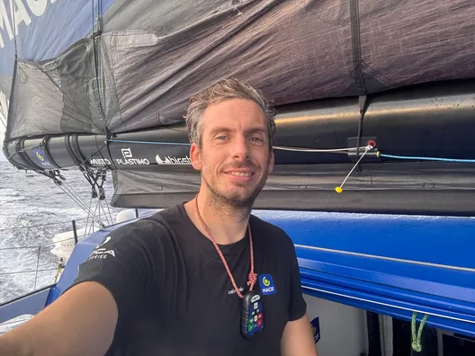 RACE, NOVEMBER 23, 2024 : Photo sent from the boat MACIF Santé Prévoyance during the Vendee Globe sailing race on November 23, 2024. (Photo by skipper Charlie Dalin)