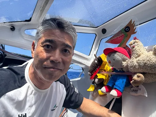 RACE, NOVEMBER 24, 2024 : Photo sent from the boat DMG MORI Global One during the Vendee Globe sailing race on November 24, 2024. (Photo by skipper Kojiro Shiraishi)
Cuddy toys