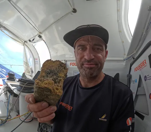 RACE, NOVEMBER 27, 2024 : Photo sent from the boat FOUSSIER during the Vendee Globe sailing race on November 27, 2024. (Photo by skipper Sébastien Marsset)