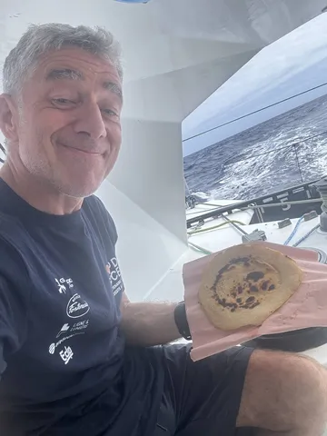 RACE, NOVEMBER 30, 2024 : Photo sent from the boat Coup de Pouce during the Vendee Globe sailing race on November 30, 2024. (Photo by skipper Manuel Cousin)