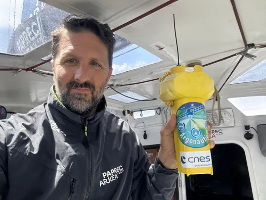 RACE, DECEMBER 01, 2024 : Photo sent from the boat PAPREC ARKÉA during the Vendee Globe sailing race on December 01, 2024. (Photo by skipper Yoann Richomme)
Argo float
