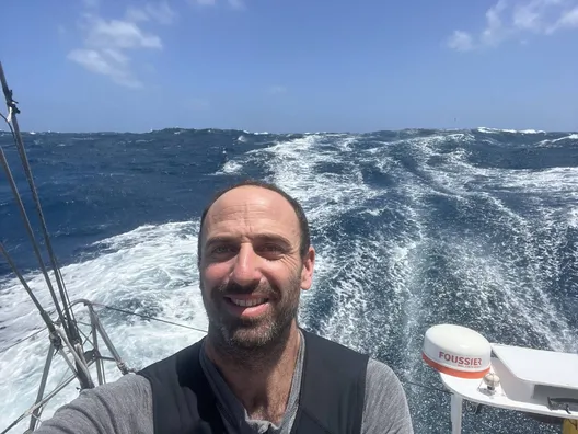 RACE, DECEMBER 06, 2024 : Photo sent from the boat FOUSSIER during the Vendee Globe sailing race on December 06, 2024. (Photo by skipper Sébastien Marsset)