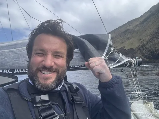 COURSE, 16 DÉCEMBRE 2024 : Photo envoyée depuis le bateau HUMAN Immobilier lors de la course à la voile du Vendée Globe le 16 décembre 2024. (Photo du skipper Antoine Cornic)