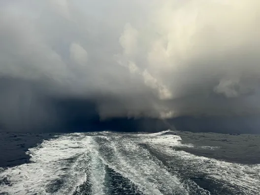 RACE, JANUARY 04, 2025 : Photo sent from the boat La Mie Caline during the Vendee Globe sailing race on January 04, 2025. (Photo by skipper Arnaud Boissières)