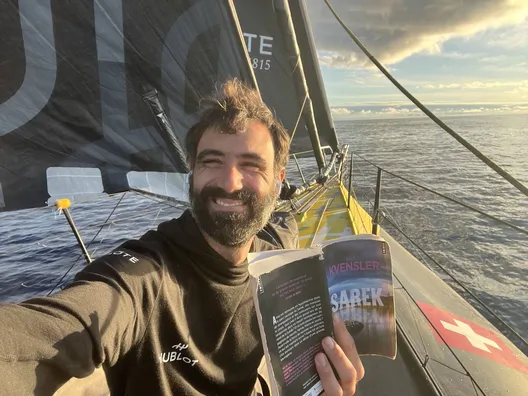 COURSE, 11 JANVIER 2025 : Photo envoyée depuis le bateau Hublot lors de la course à la voile du Vendée Globe le 11 janvier 2025. (Photo du skipper Alan Roura)