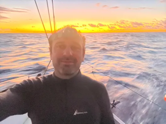 RACE, JANUARY 17, 2024 : Photo sent from the boat FOUSSIER during the Vendee Globe sailing race on January 17, 2024. (Photo by skipper Sébastien Marsset)