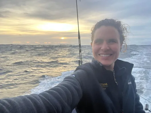 RACE, JANUARY 25, 2025 : Photo sent from the boat L’Occitane en Provence during the Vendee Globe sailing race on January 25, 2025. (Photo by skipper Clarisse Crémer)
