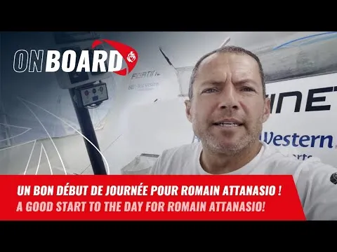 Un bon début de journée pour Romain Attanasio ! | Vendée Globe 2024