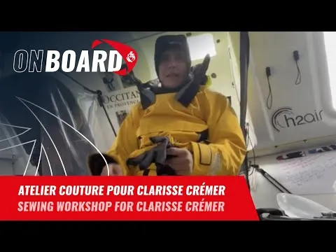Atelier couture pour Clarisse Crémer | Vendée Globe 2024