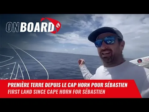 Première terre depuis le cap Horn pour Sébastien Marsset | Vendée Globe 2024