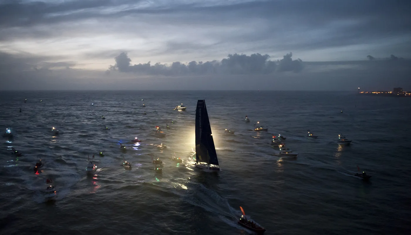 VENDEE GLOBE FINISH FOR ARMEL LE CLEAC'H (FRA) / BANQUE POPULAIRE AFTER 78D 05H 33MN 52SEC - 2ND PLACE