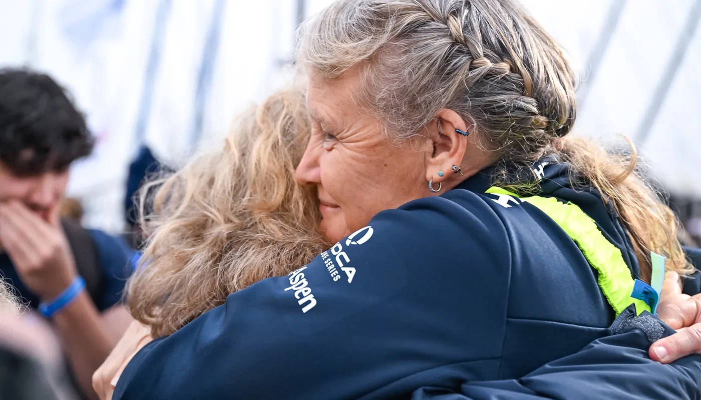 LES SABLES D'OLONNE, FRANCE - 10 NOVEMBRE 2024 : Les 40 concurrents IMOCA sont photographiés avant la ligne de départ de la 10e édition du Vendée Globe, le 10 novembre 2024 aux Sables d'Olonne, France. (Photo par Olivier Blanchet / Alea)