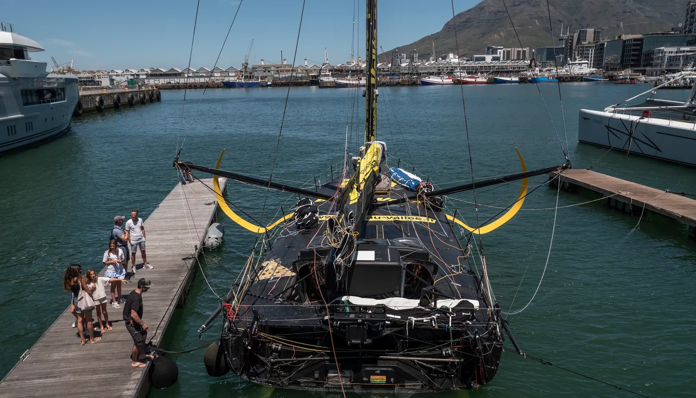 Louis Burton safely into Cape Town Vendée Globe 2024