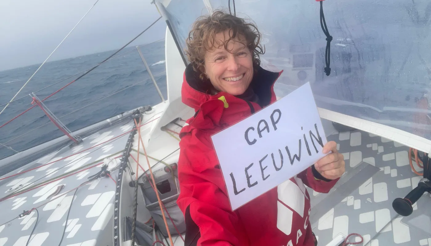 LE 17 DÉCEMBRE 2024 : Photo envoyée depuis le bateau MACSF lors de la course à la voile du Vendée Globe le 17 décembre 2024. (Photo du skipper Isabelle Joschke) Cap Leeuwin