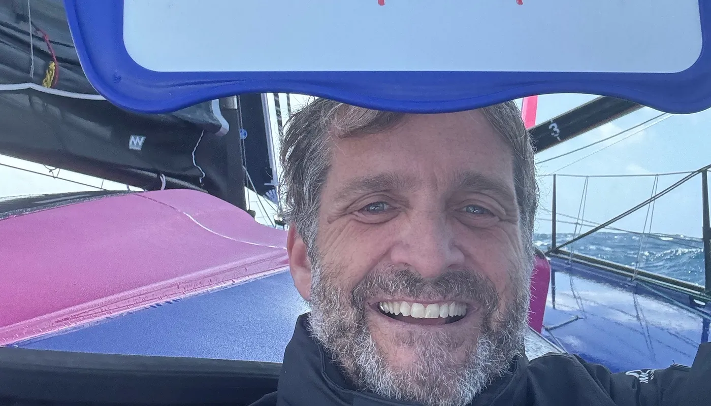 COURSE, 19 DÉCEMBRE 2024 : Photo envoyée depuis le bateau STAND AS ONE - Altavia lors de la course à la voile du Vendée Globe le 19 décembre 2024. (Photo du skipper Eric Bellion) Cap Leeuwin