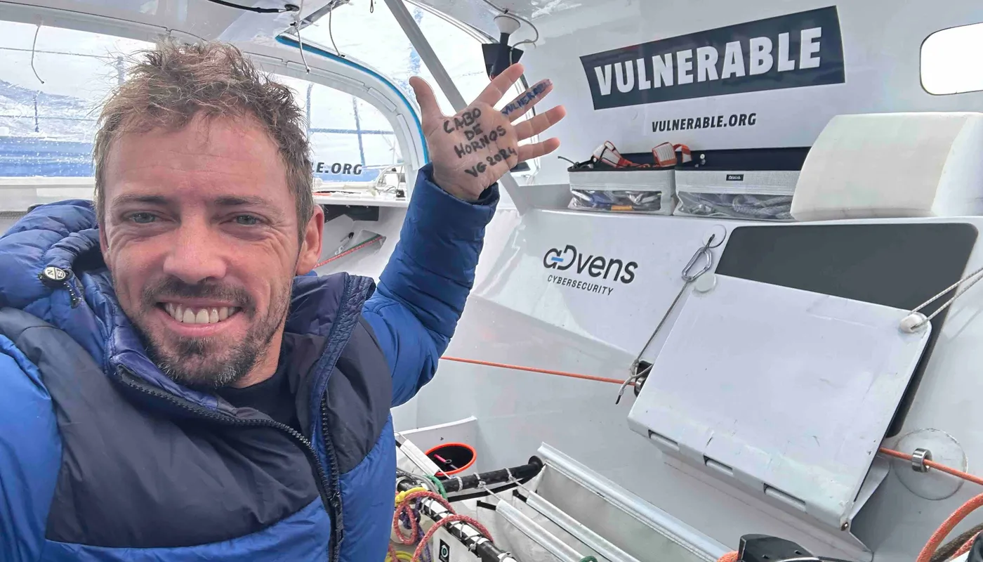 COURSE, 27 DÉCEMBRE 2024 : Photo envoyée depuis le bateau VULNERABLE skipper Thomas Ruyant (FRA) lors de la course à la voile du Vendée Globe le 27 décembre 2024. (Photo du skipper Thomas Ruyant) Cap Horn