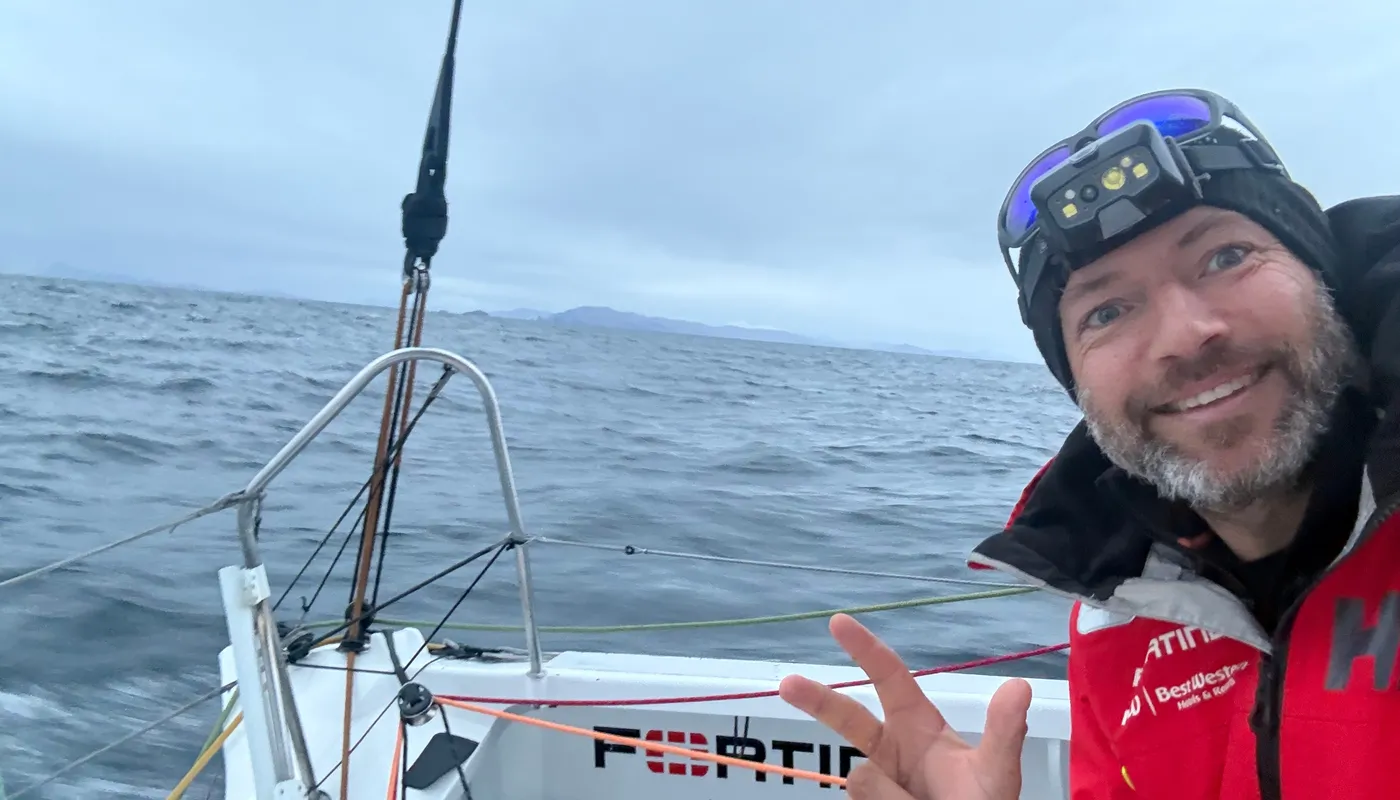 COURSE, 03 JANVIER 2025 : Photo envoyée depuis le bateau Fortinet - Best Western lors de la course à la voile du Vendée Globe le 03 janvier 2025. (Photo du skipper Romain Attanasio) Cap Horn