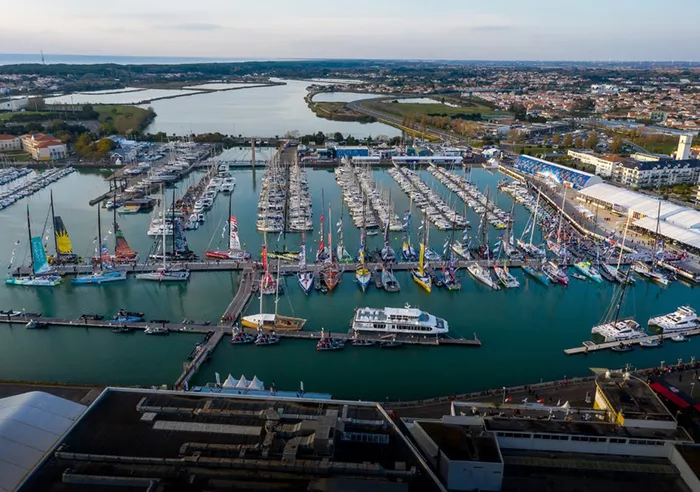 port des sables d'olonnes vu du ciel